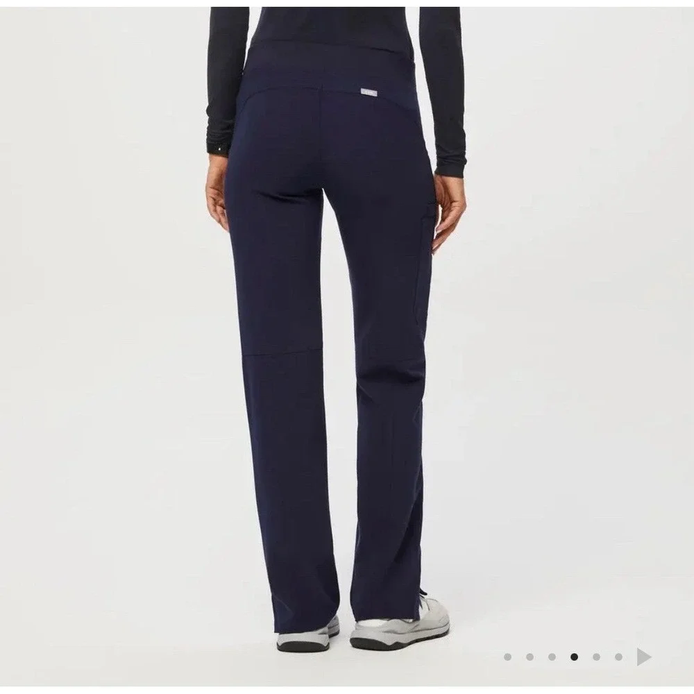 Figs Kade Cargo Scrub Pants™‎ High Waist Size XL Navy Career